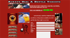 Desktop Screenshot of always-dialabottle-toronto.com