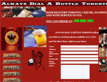 Tablet Screenshot of always-dialabottle-toronto.com